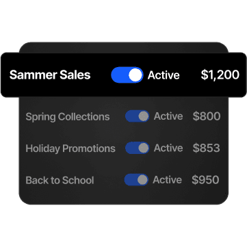 Manage all campaigns Manage all campaigns